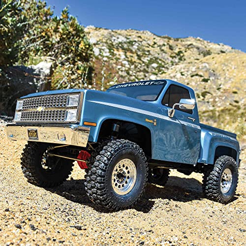 Axial RC Truck 1/10 SCX10 III Chevy K10 4WD Rock Crawler RTR Blue