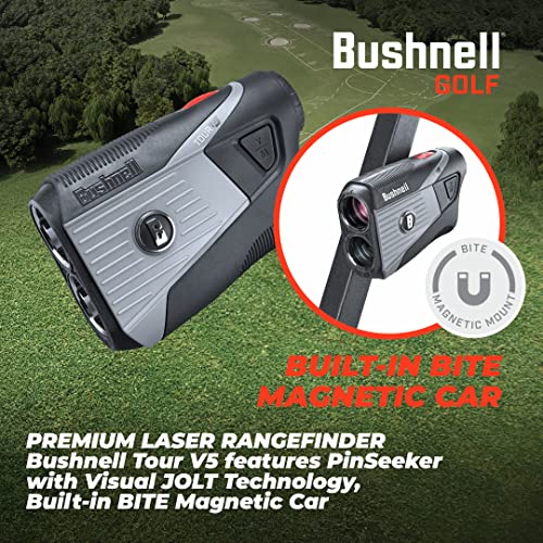 Wearable4U Bushnell Tour V5 Patriot Pack Laser Golf Rangefinder +Extra Battery