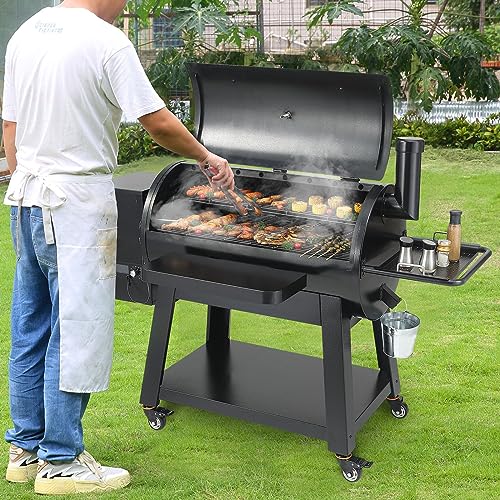 WACTO Portable Charcoal Grill BBQ with Cart Heavy Duty 62-inch