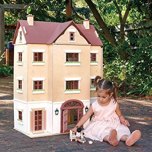 Tender Leaf Toys Fantail Hall Wooden Dollhouse Pink
