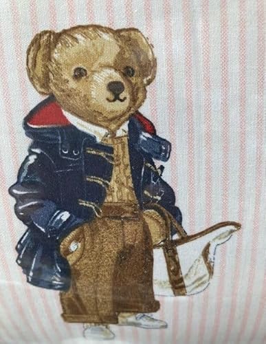 POLO RALPH LAUREN Teddy Bear Sweater King Comforter Set Pink