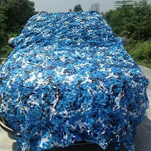 WarmHeartting Camouflage Net Blue Ocean Camo for Photography Background & Hunting Blinds