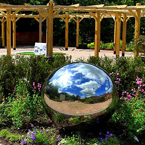 LSX 40 Inch Stainless Steel Gazing Ball Silver