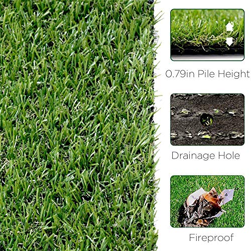 Moxie Direct Realistic Artificial Grass Turf 6FT x 55FT