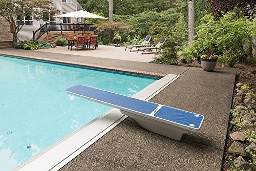 S.R. Smith 66-209-576S2B Diving Board 6-Foot Radiant White Blue TrueTread
