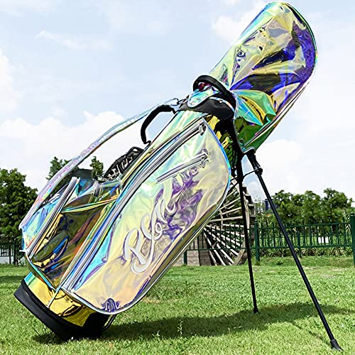 ACXZ Ladies Lightweight Golf Stand Bag 14 Way Organizer Waterproof Adjustable Strap