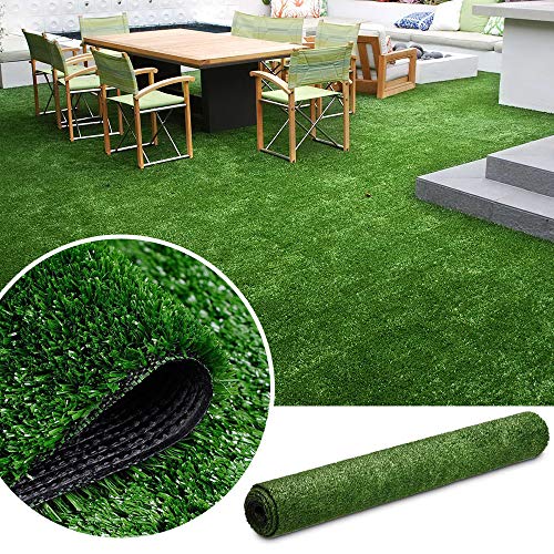 Petgrow Artificial Grass Turf Lawn 13FTx81FT Green Customized Width 13ft