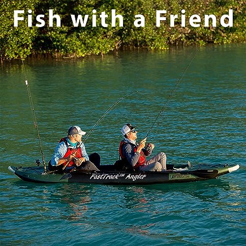 Sea Eagle 385FTA Fasttrack Angler Inflatable Green Fishing Kayak - Hunter Green