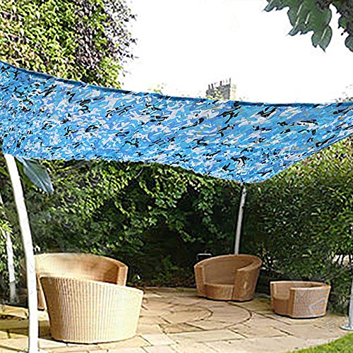 WarmHeartting Camouflage Net Blue Ocean Camo for Photography Background & Hunting Blinds