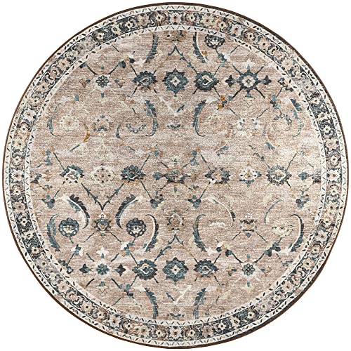 Dalyn Jericho JC4 Soft Round Rug 10' x 10' Taupe