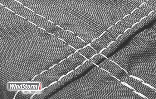 Eevelle Windstorm T-Top Boat Cover Charcoal Gray