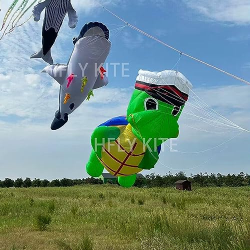 Yingfeida HFLY 5m Giant Inflatable Sea Turtle Kite Blue