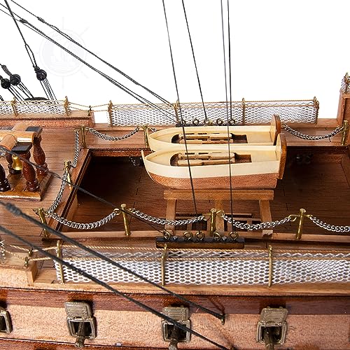 Old Modern Handicrafts Exclusive Edition HMS Victory Collectible Natural Wood