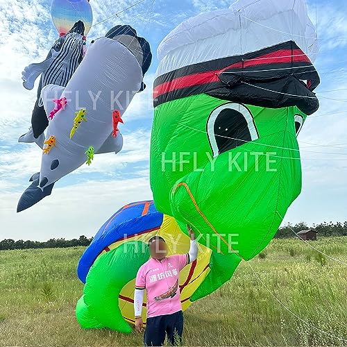 Yingfeida HFLY 5m Giant Inflatable Sea Turtle Kite Blue