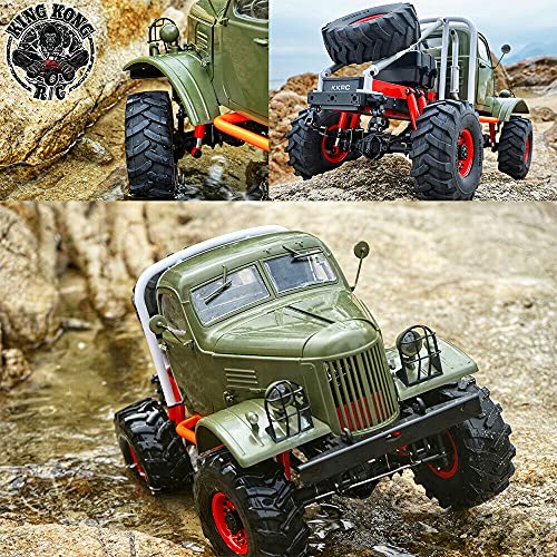 Kingkong RC 1/12th Mud Monster 4x4 Soviet Truck Metal Chassis Kit White