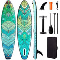 Sea Titan Dragon's Wave Premium X-Woven Inflatable Stand Up Paddleboard Green