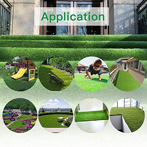 Moxie Direct Realistic Artificial Grass Turf Mat for Indoor Outdoor Use, 8FT x 64FT