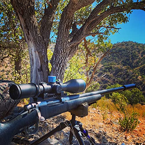 Huskemaw Optics 5-20x50mm Blue Diamond Rifle Scope with Huntsmart Reticle Matte Black