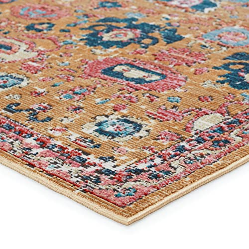 Jaipur Living Indoor Outdoor 10x13 Large Area Rug Boho Pink/Gold