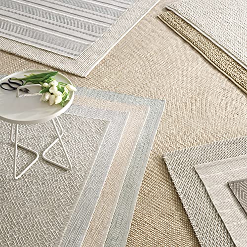 Dash & Albert Annabelle Indoor/Outdoor Area Rug 10' x 14' Grey