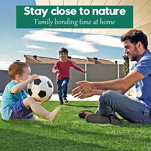 Griclner Artificial Grass Astro Turf Lawn 12FTx80FT Green