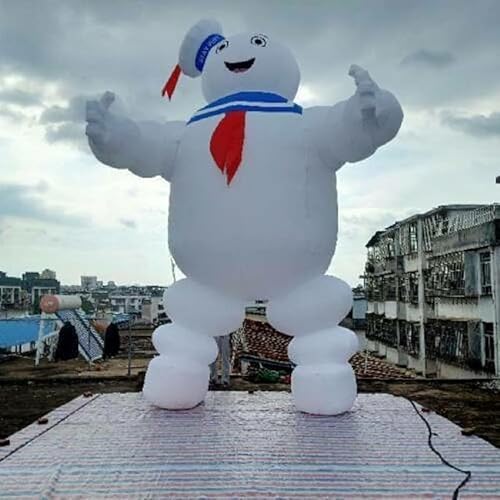 GEPAS Giant Inflatable Stay Puft Marshmallow Man 6m As Picture Show