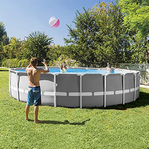 FFCJJDS 12-Foot Metal Frame Above Ground Swimming Pool with Filter Pump