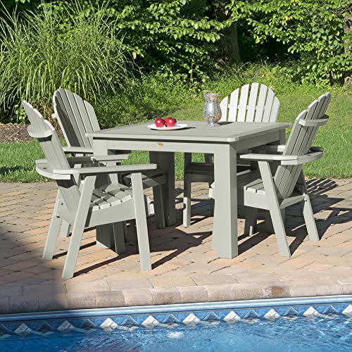 Highwood Hamilton 5-Piece Square Dining Set Eucalyptus