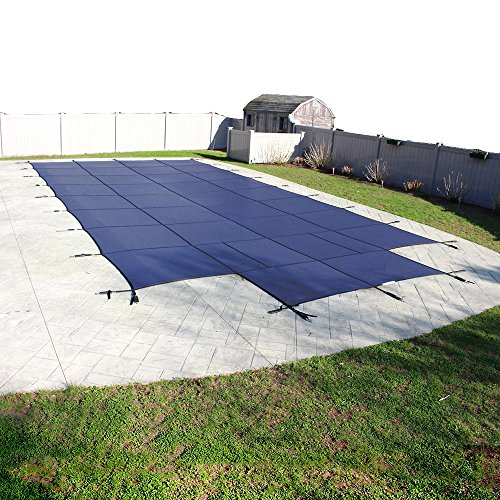 Pool Mate 1636CS-90-BLU-PM Blue Mesh Safety Cover for 16 ft. x 36 ft. Swimming Pool