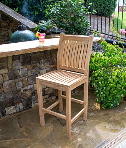 Tortuga Outdoor Jakarta 3 Piece Patio Bar Set Teak