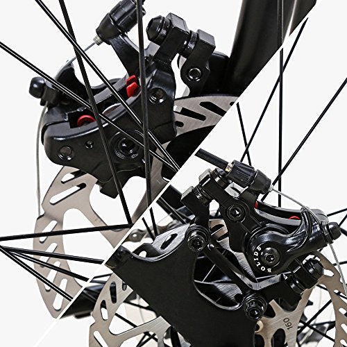 EUROBKE Mens Mountain Bike 29 inch X9 Silvery 3-Spoke