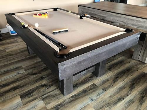 Chamberlain Game Tables London Nights Handcrafted Distressed Wood 7′ Pool Table