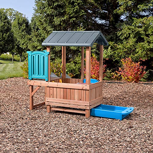 Step2 Woodland Adventure Playhouse & Slide Brown