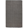 Benzara Handwoven Indoor Outdoor Area Rug 8 x 10 Charcoal Gray