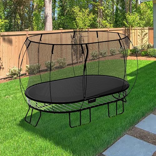 Springfree Large Oval Trampoline 8x13 ft Black