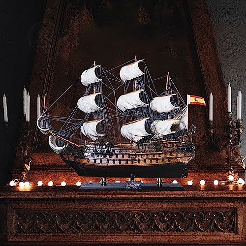 Old Modern Handicrafts San Felipe Limited Edition Model Ship Multi Color