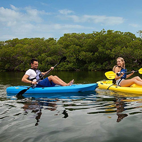 Lifetime Lotus Sit-On-Top Kayak with Paddle (2 Pack) Blue