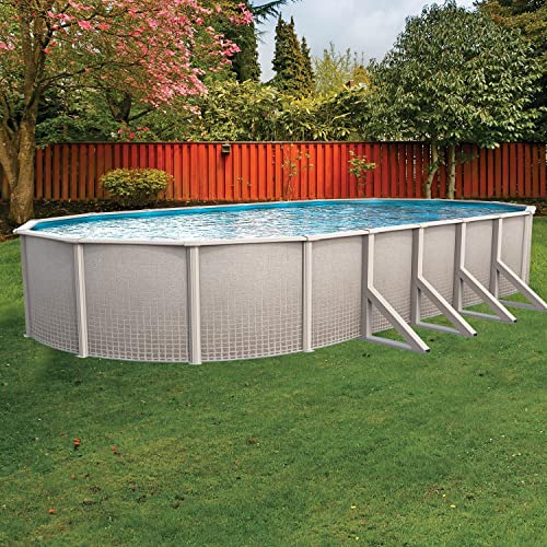 In The Swim 12' x 18' Oval Above Ground Pool Freestyle Package Multi-Colored