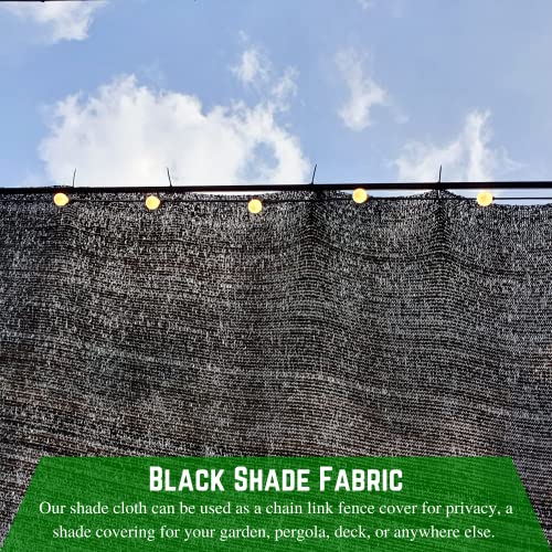 Farm Plastic Supply Black Shade Cloth 80% 26' x 150'