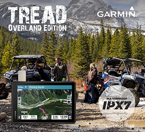 Wearable4U Garmin Tread Overland GPS Navigator 8in Rugged with Power Pack Bundle