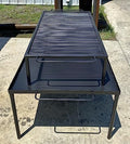 NorCal Ovenworks Large Asado Grill with Asado Fire Table Black