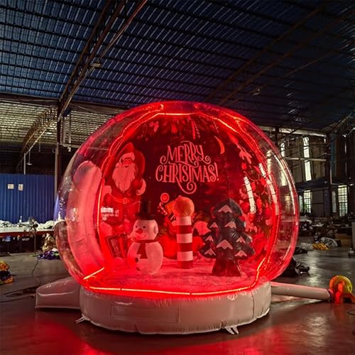 Alessia Cara Inflatable Snow Globe Christmas Decoration Transparent Bubble Tent 13 ft with Blower