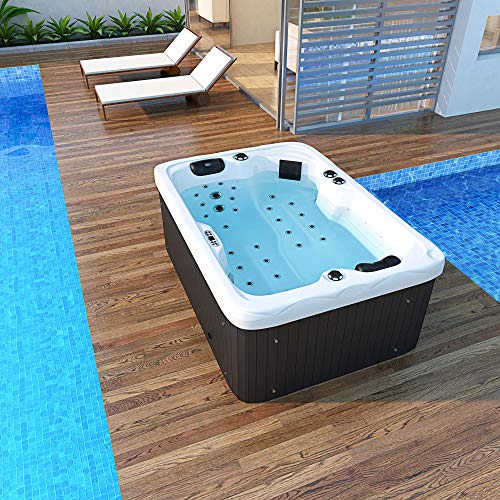 SymbolicSpas Two Person Outdoor Hydrotherapy Bathtub Whirlpool SPA SYM6012A
