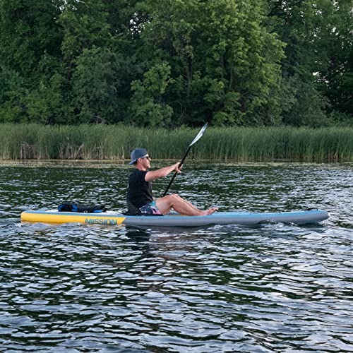 MISSION Stillwater Inflatable Kayak and Stand Up Paddle Board iSUP 11'-5" x 34" x 6