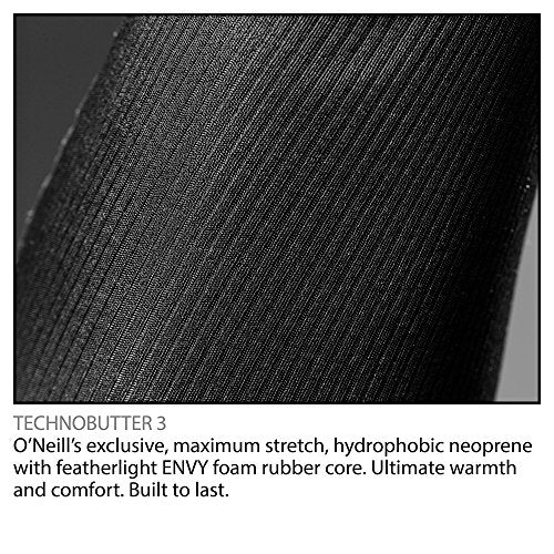 O'NEILL Men's Heat 3/2mm Back Zip Full Wetsuit Black/Black