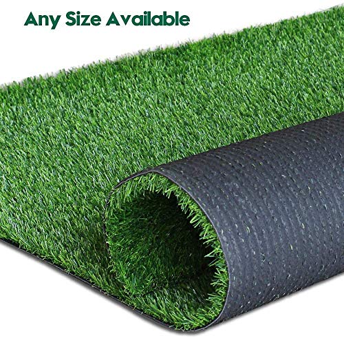 Fas Home Artificial Grass Turf 12FT x 23FT Indoor/Outdoor Rug