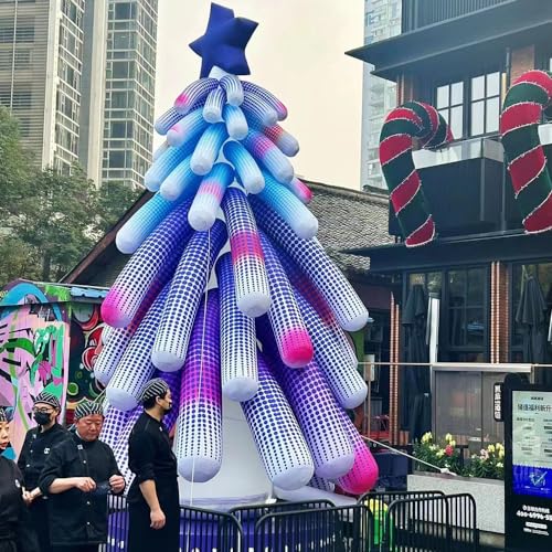 HOAELOS Inflatable Giant Christmas Tree Decorations 33 Feet