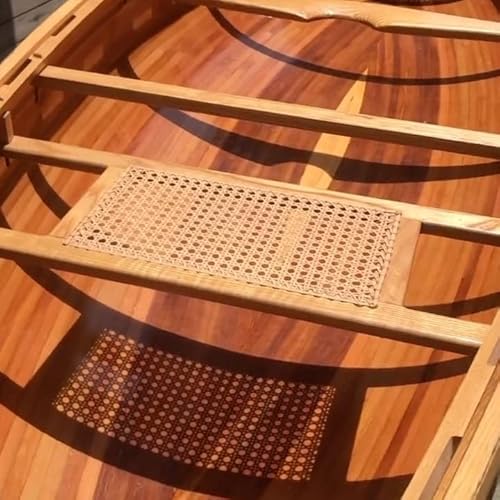 GUNKY Cedar Strip Fishing Boat 16' Wooden Canoe/Kayak Wood Color