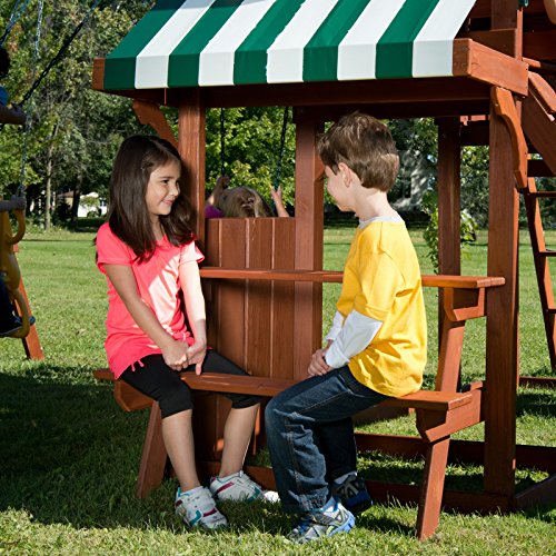 Swing-N-Slide Winchester Wood Play Set Green