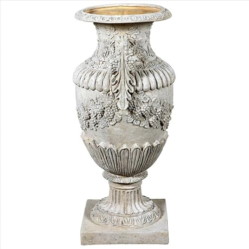 Design Toscano Wine Harvest Oviform Architectural Garden Urn Roman Stone